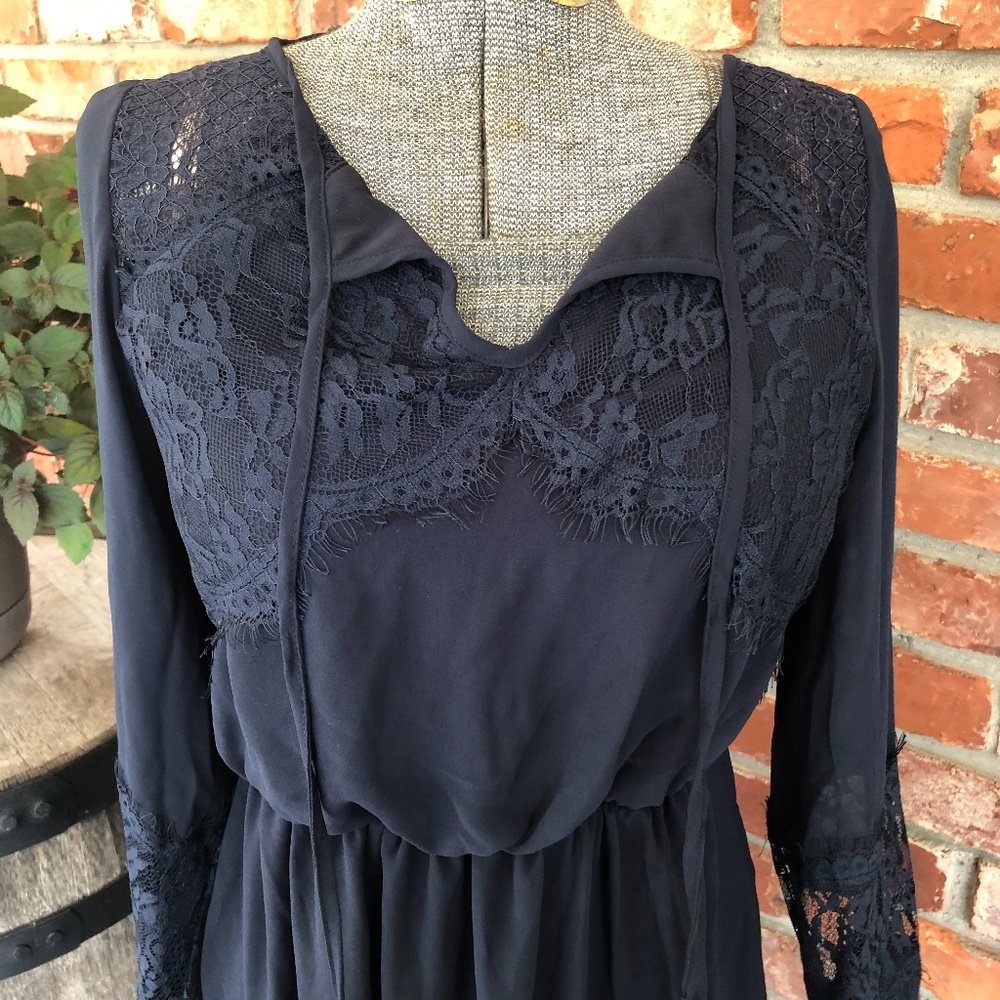 Xhiliration Long Sleeve Dress